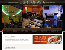 Tablet Screenshot of lightofasia.co.uk